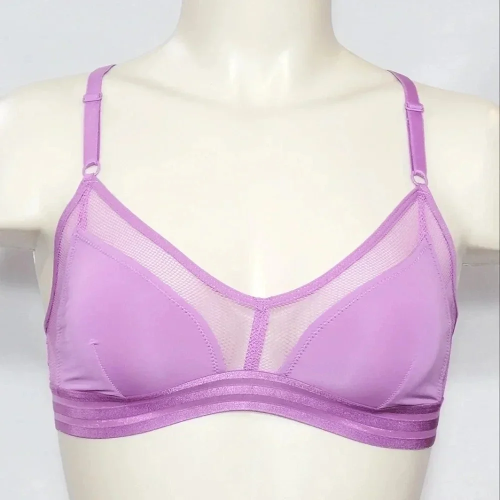 SMALL Xhilaration Sporty Mesh Racer Bralette Vivid Violet  New with Tags‎